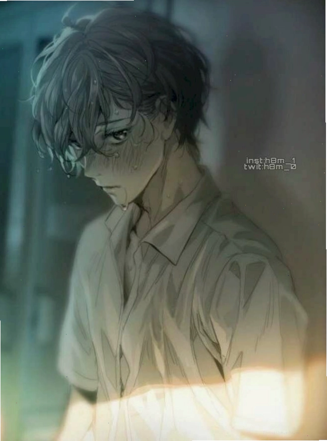 Avatar anime nam khóc, thể hiện nỗi đau và sự yếu đuối