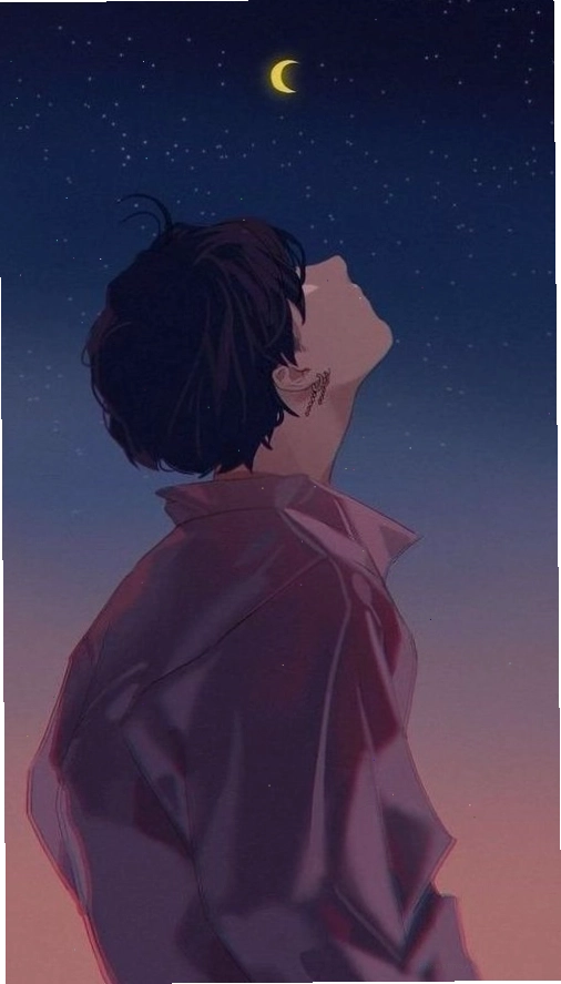 Avatar anime nam phong cách chất, thể hiện sự bí ẩn