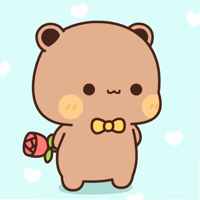 Avatar cặp đôi động vật theo phong cách chibi