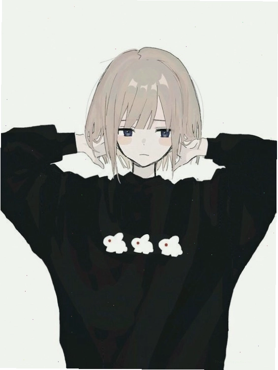 Avatar gái anime tóc ngắn năng động