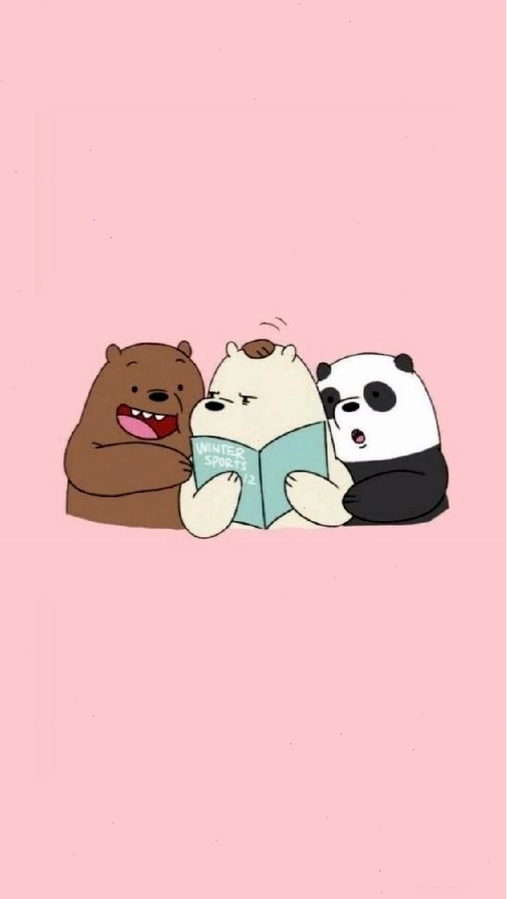 Avatar gấu trắng với hoa