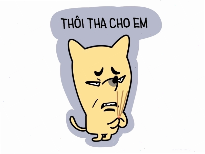 Avatar meme mèo "Thôi tha cho em"