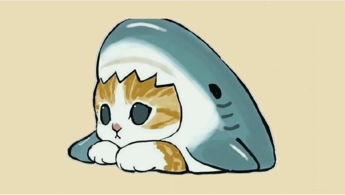 Avatar mèo chibi phong cách anime với trang phục độc đáo