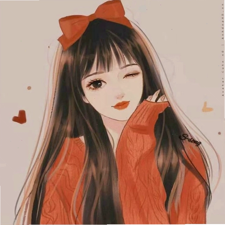 Avatar nữ người thật với background mờ ảo, tập trung vào biểu cảm gương mặt