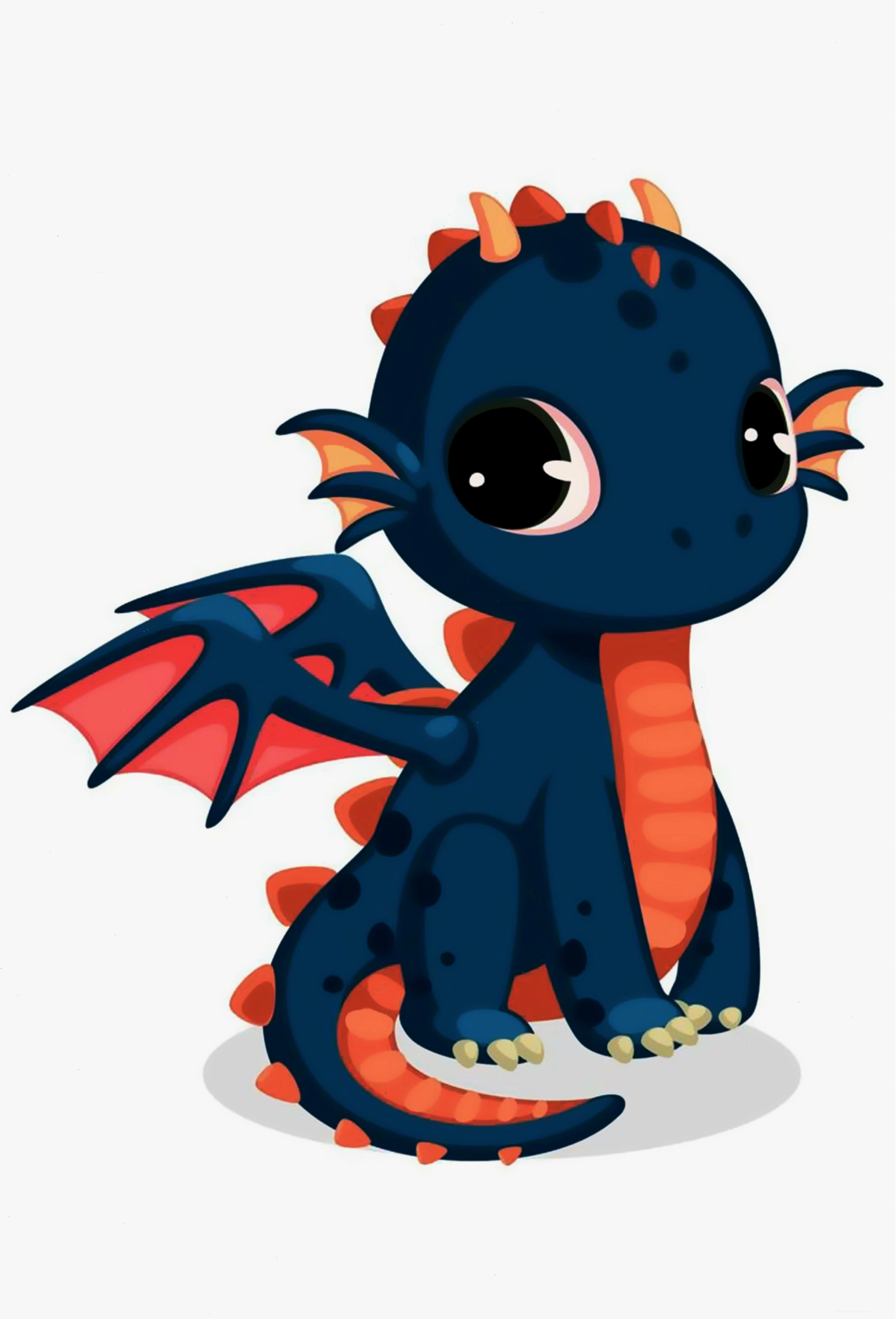 Avatar rồng chibi đang vui vẻ