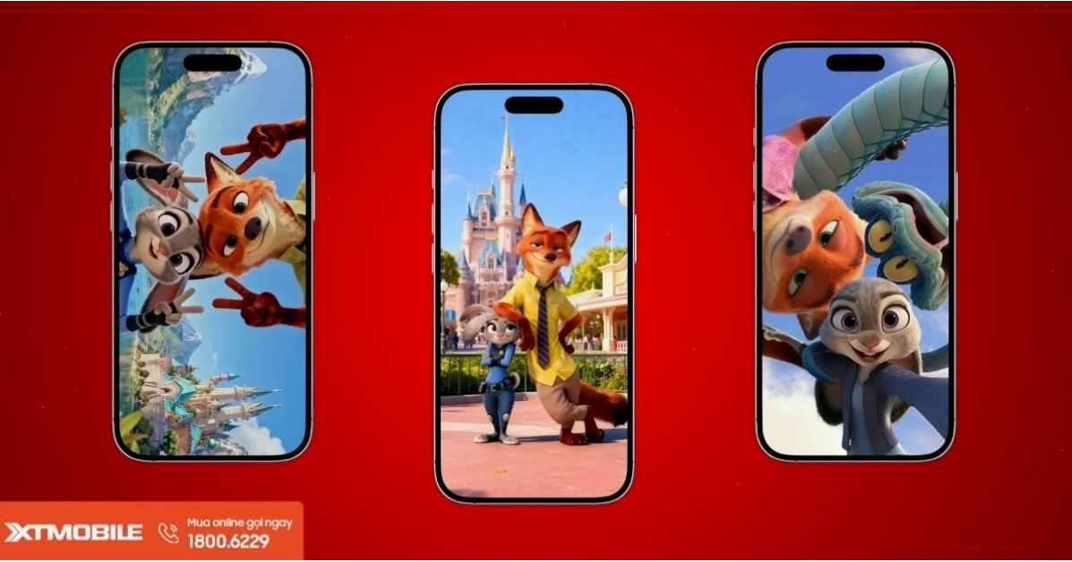 Avatar thỏ và cáo đôi nhân vật Judy Hopps và Nick Wilde trong Zootopia