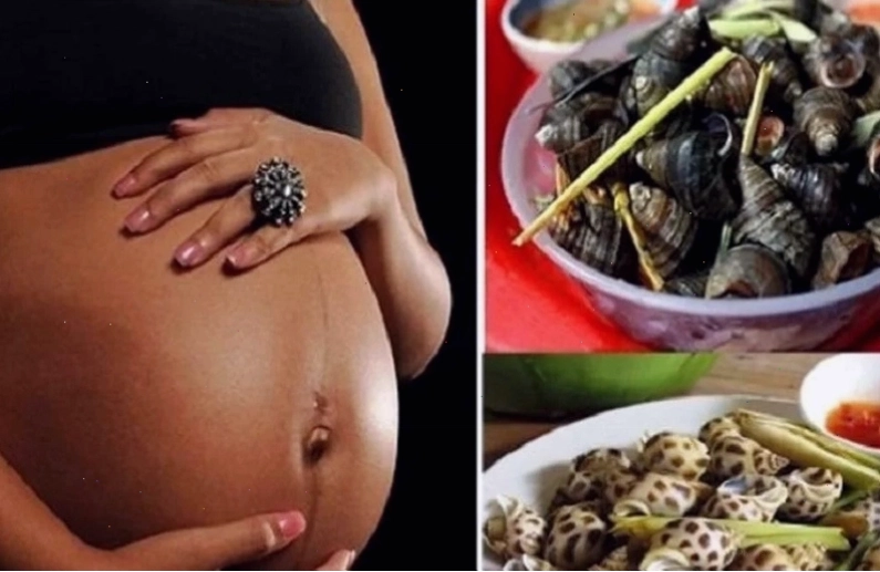 Bà bầu nên ưu tiên các món ốc luộc hoặc hấp chín kỹ