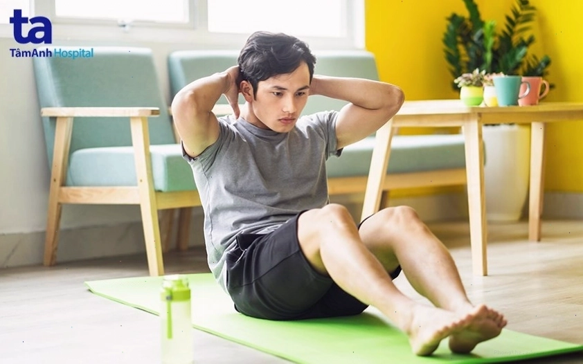 Bài tập gập bụng giúp săn chắc cơ bụng và tăng cường sức khỏe