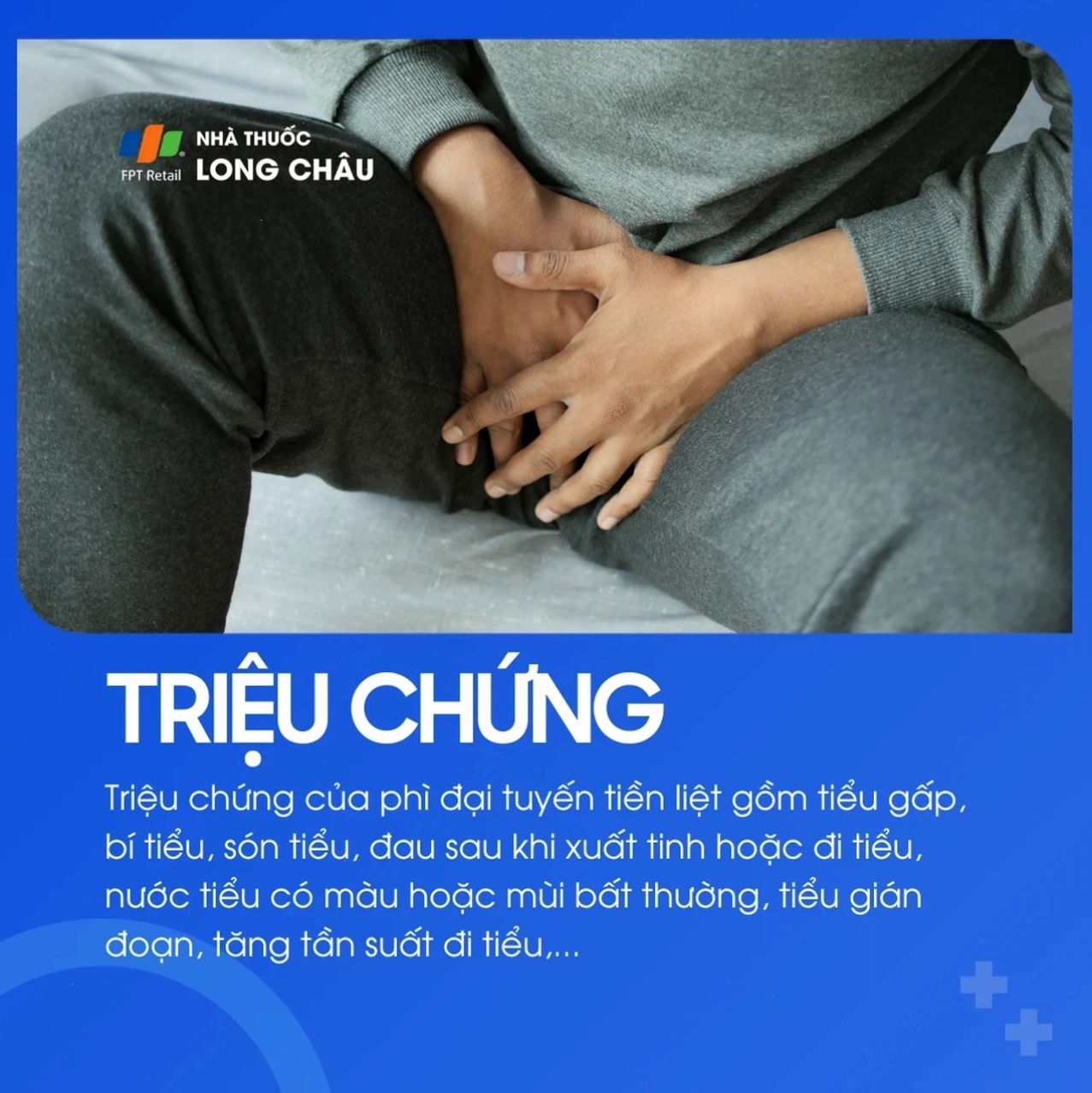 Biểu đồ minh họa các triệu chứng phổ biến của phì đại tuyến tiền liệt