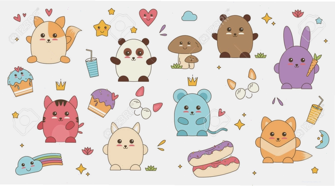 Bộ sưu tập các biểu cảm avatar động vật kawaii