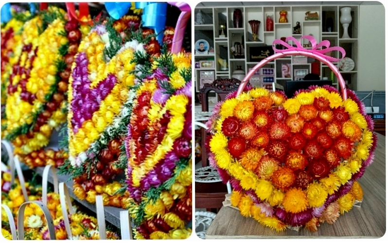 Cắm kiểu trái tim cũng rất được