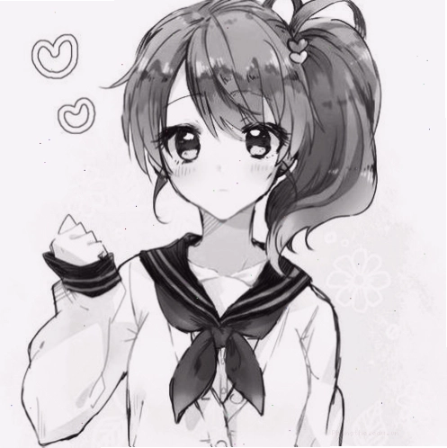 Cặp đôi anime trắng đen