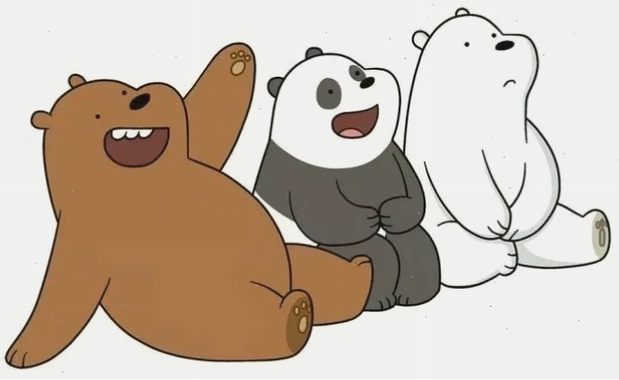 Cặp đôi gấu trắng ôm nhau