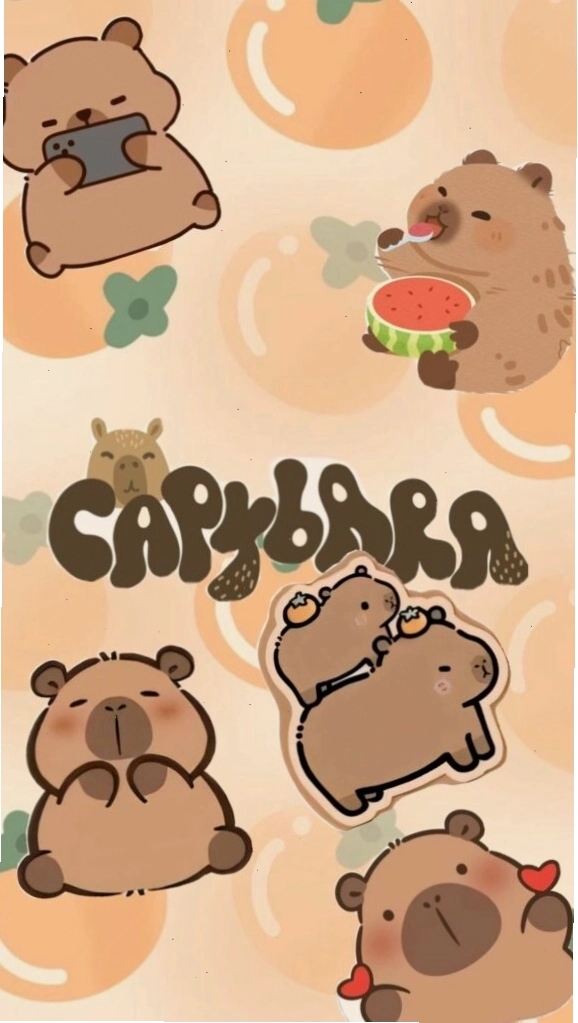Capybara lạc giữa vườn cam, vẻ mặt ngơ ngác thể hiện sự vô tri