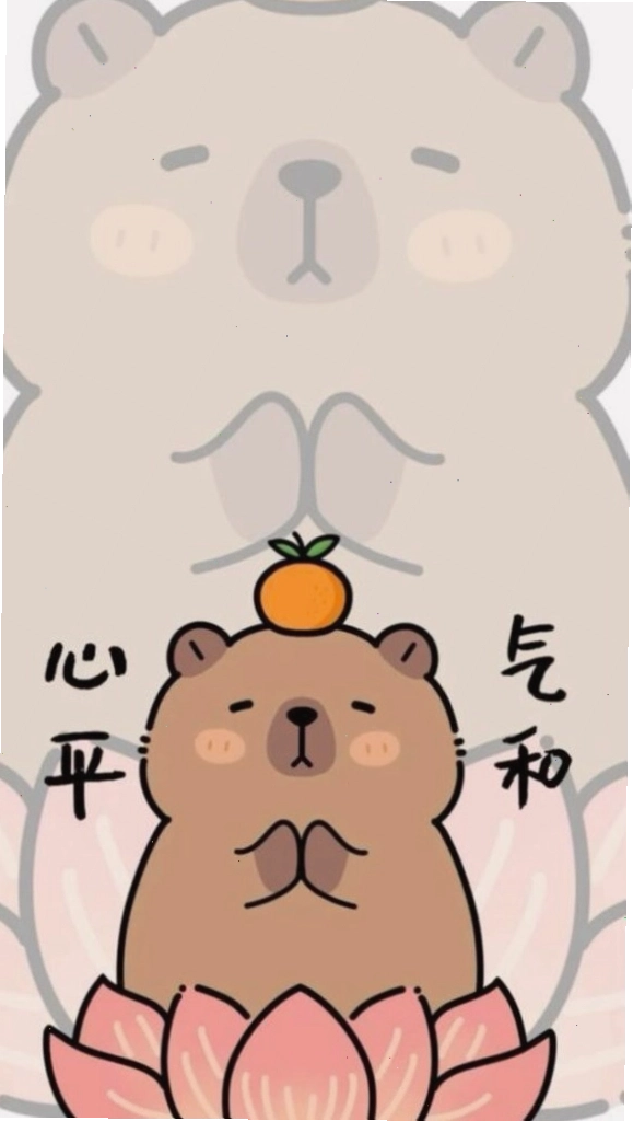 Capybara ngồi thiền, giác ngộ sự vô tri đỉnh cao