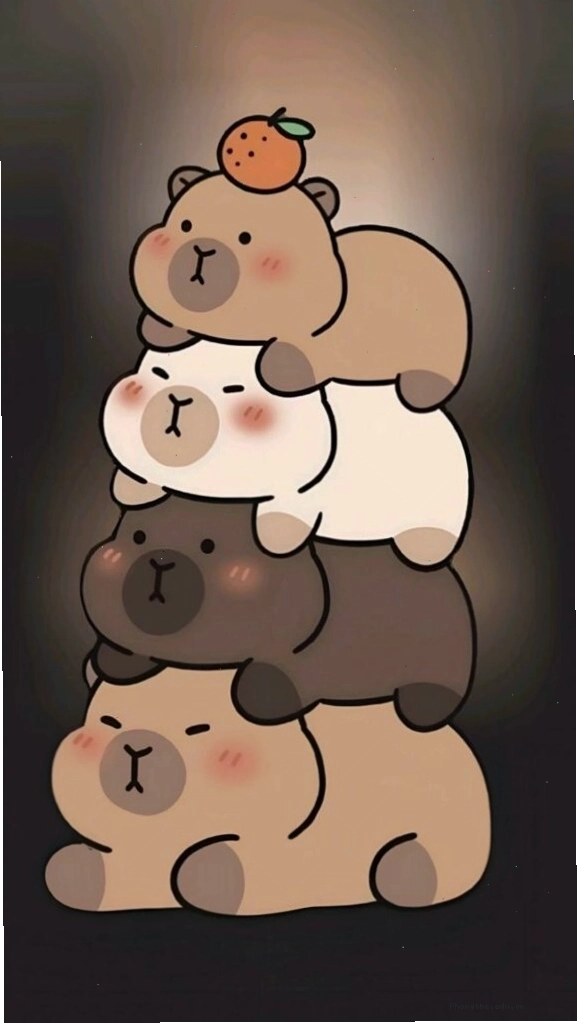 Đàn capybara chồng chất trong bóng tối