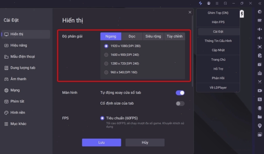 Giao diện game Học Viện Anime: Legend trên PC với LDPlayer