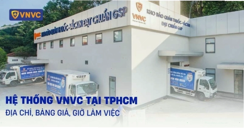 Hệ thống các trung tâm tiêm chủng VNVC trên toàn quốc