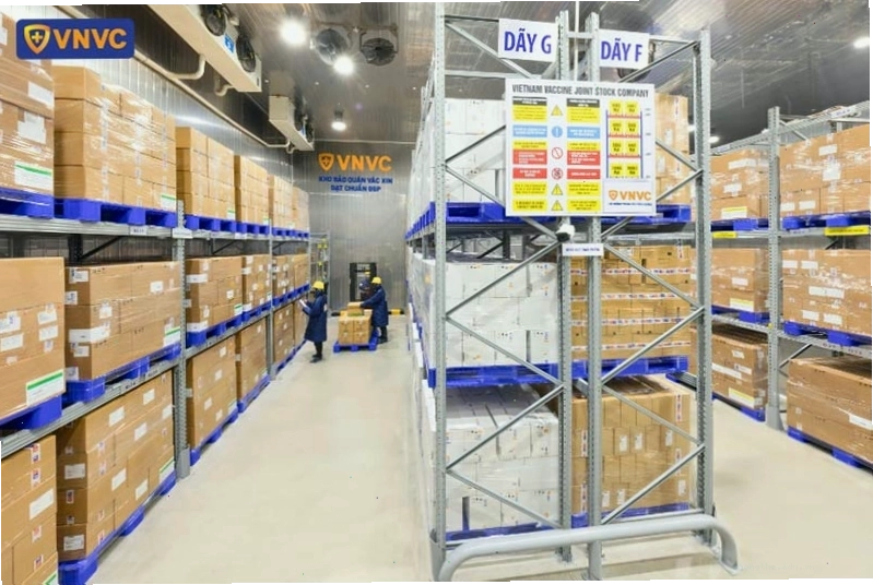 Hệ thống kho lạnh đạt chuẩn GSP tại VNVC đảm bảo chất lượng vắc xin
