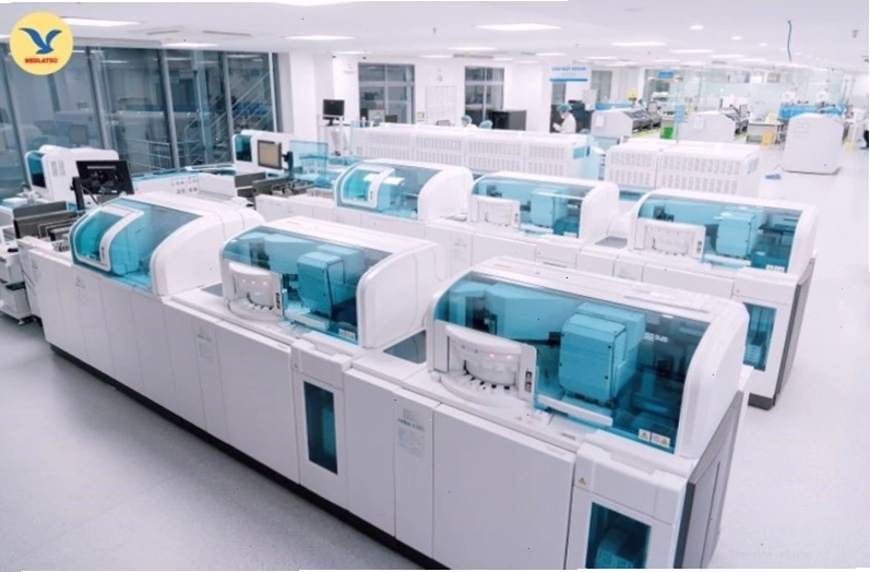 Hệ thống máy xét nghiệm hiện đại tại MEDLATEC