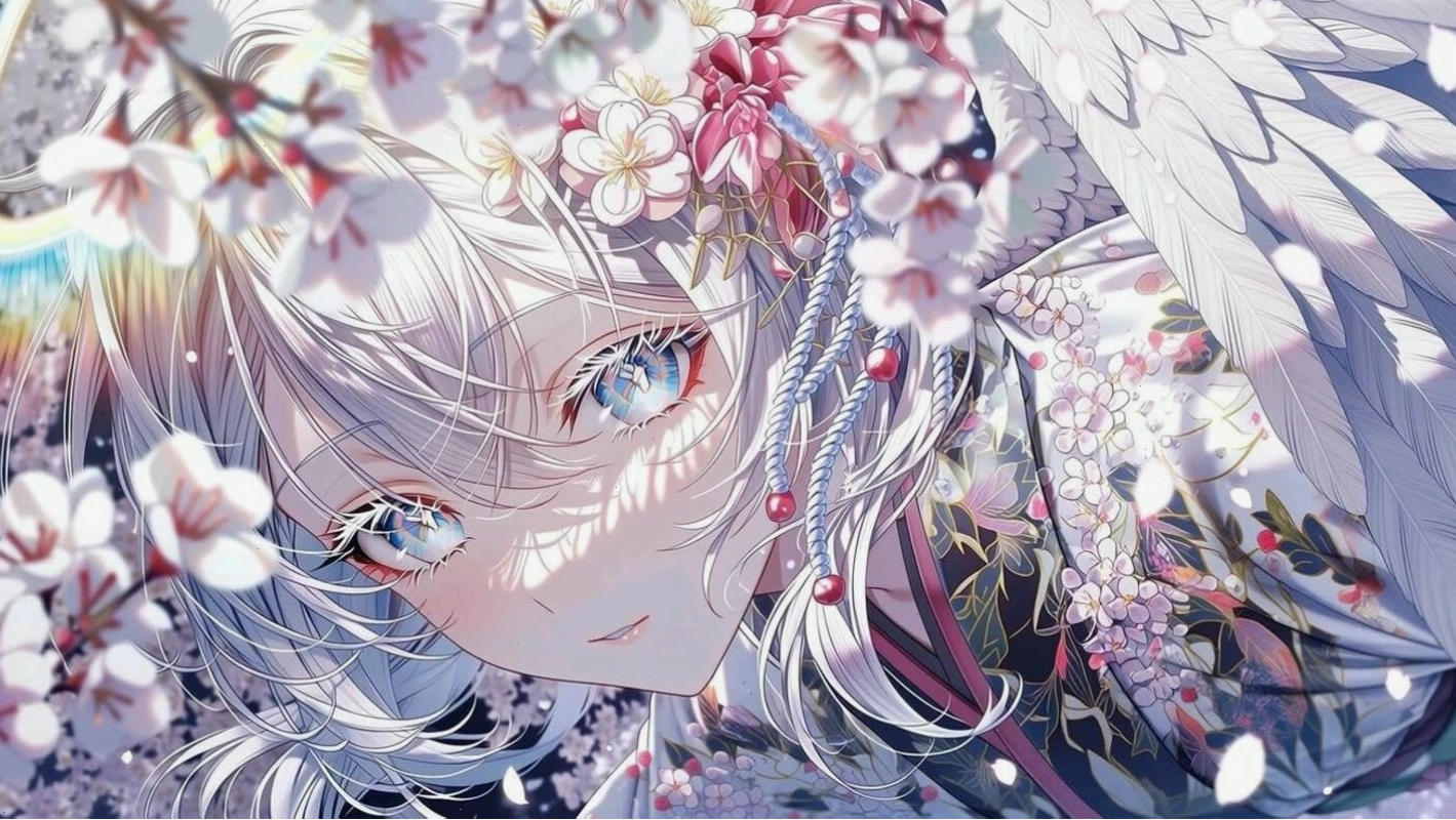 Hình ảnh anime 4k về một thế giới giả tưởng đầy màu sắc