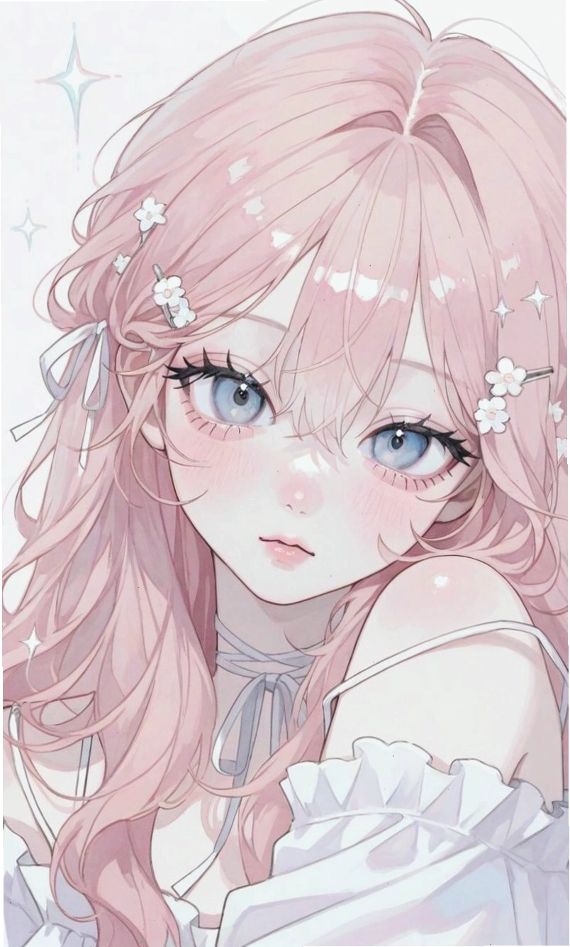 Hình ảnh anime nữ đẹp ngầu với trang phục tối giản nhưng ấn tượng