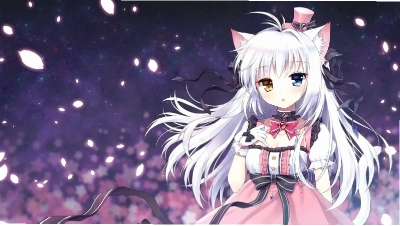 Hình ảnh cô gái anime nữ dễ thương trong trang phục học đường