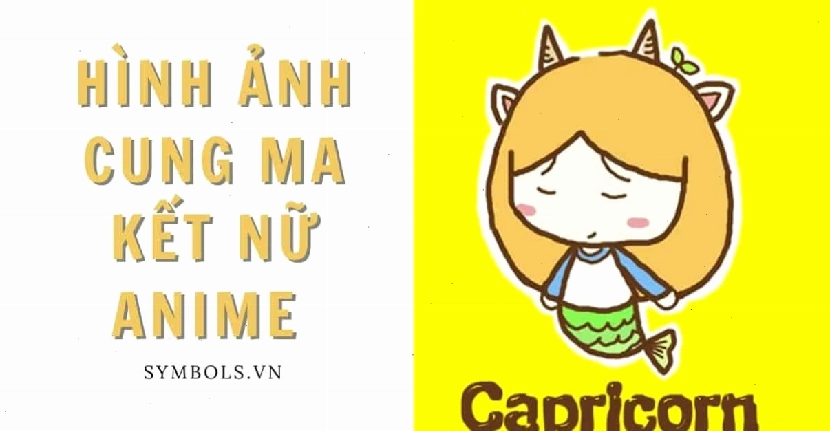Hình ảnh cung Ma Kết nữ anime với vẻ ngoài lạnh lùng cuốn hút