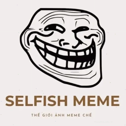 Hình ảnh đại diện của Selfish Meme, mang phong cách hài hước đặc trưng