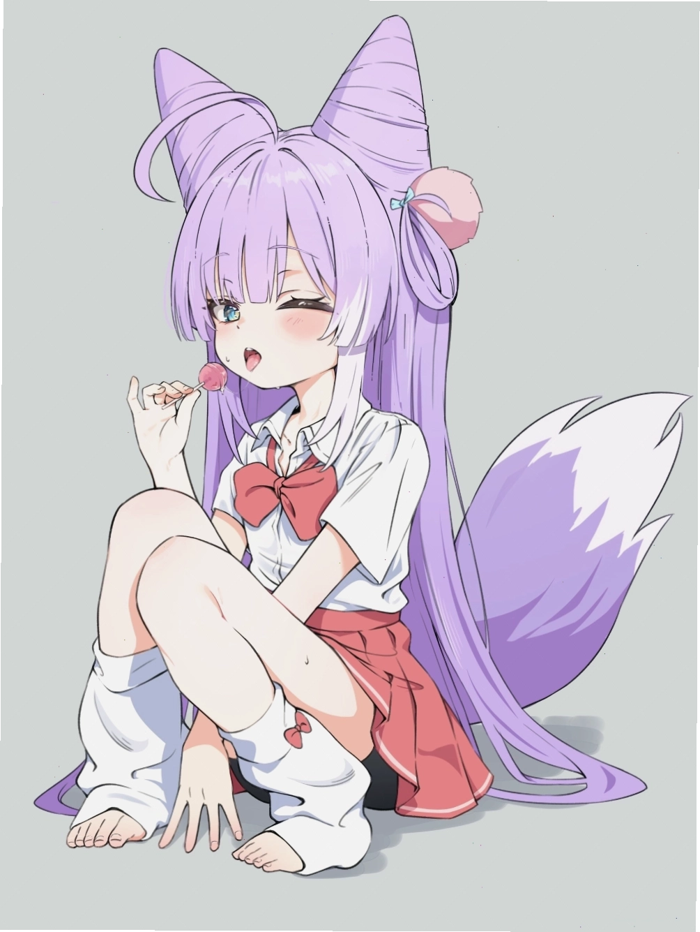 Hình ảnh hồ ly 9 đuôi anime nữ quyền năng và bí ẩn