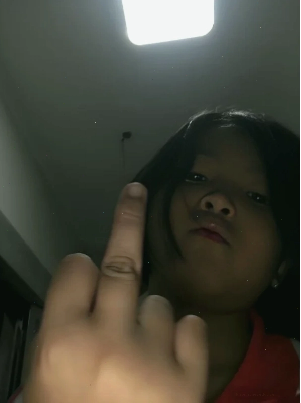 Hình ảnh meme ngón giữa với nhiều sắc thái biểu cảm khác nhau