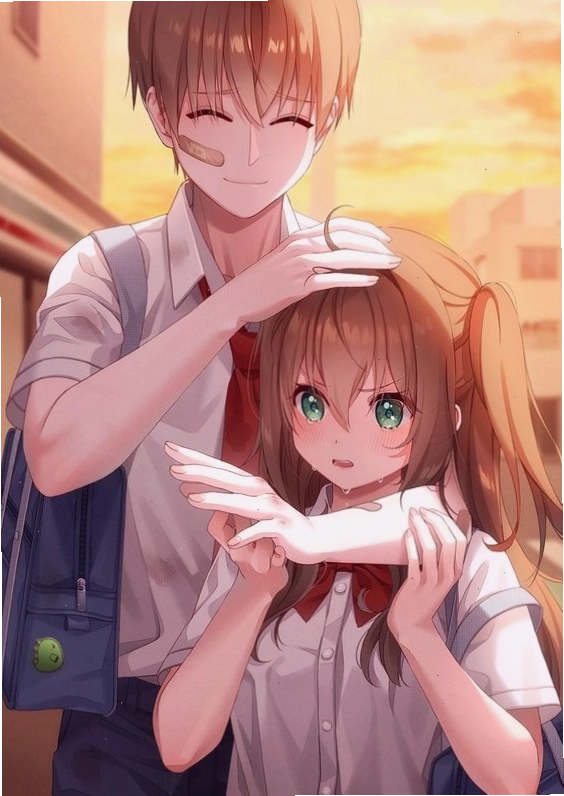 Hình cặp đôi anime đáng yêu