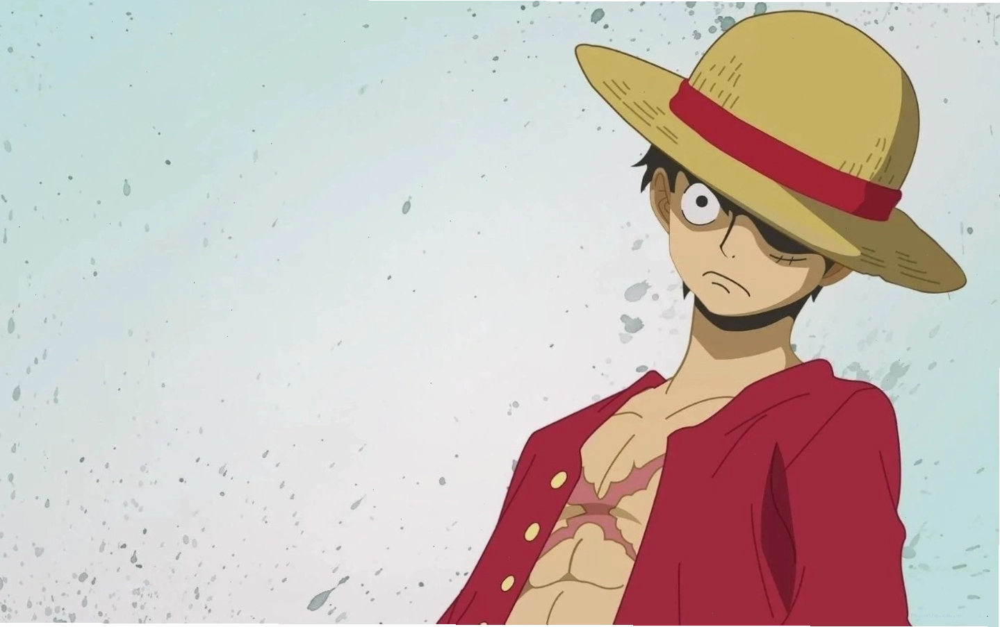 Hình nền anime Luffy nghiêm túc trong trận chiến