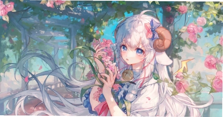 Hình nền máy tính Anime dễ thương với cặp đôi nhân vật