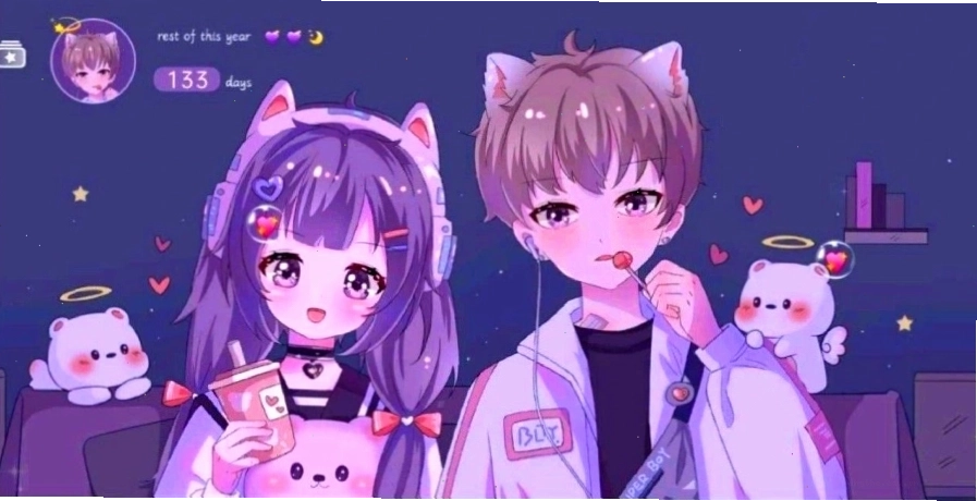 Hình nền máy tính Anime đẹp trai với nhân vật nam mặc vest