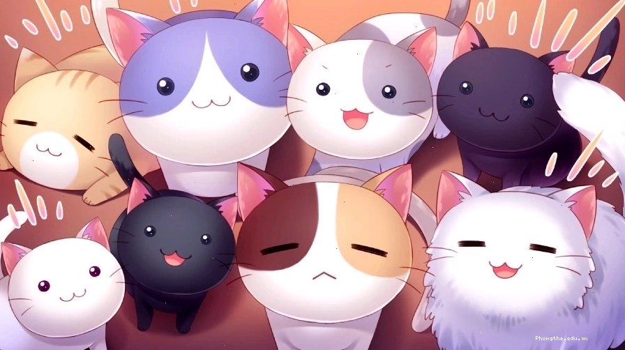 Hình nền máy tính anime phong cảnh với ánh nắng ban mai