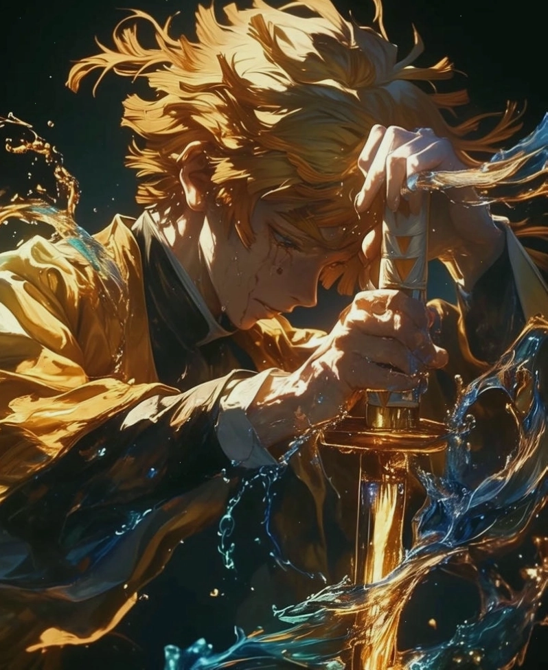 Hình nền Zenitsu Agatsuma chất lượng 4K