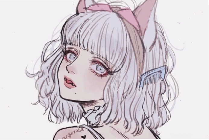 Hình vẽ anime nữ ngầu lạnh lùng