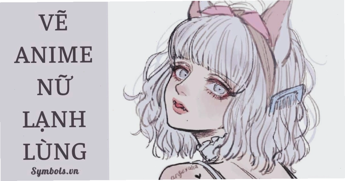 Hoàn thiện hình vẽ anime nữ lạnh lùng với kỹ thuật tô màu