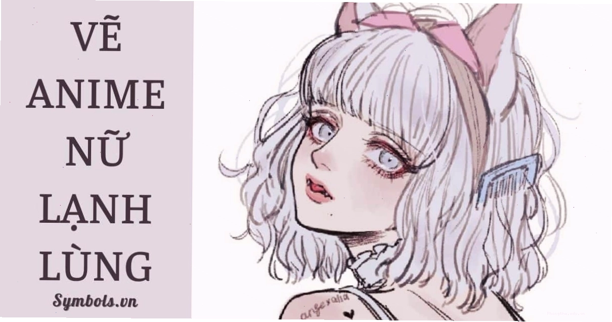 Hoàn thiện vẽ anime nữ lạnh lùng với ánh mắt cuốn hút