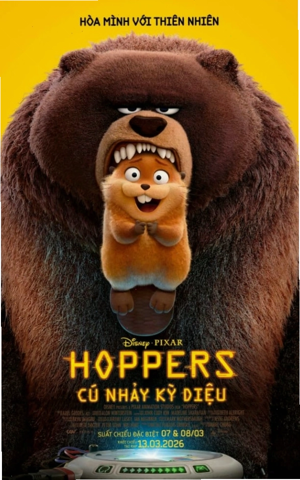 Hoppers – Cú Nhảy Diệu Kỳ là siêu phẩm đáng xem của Pixar