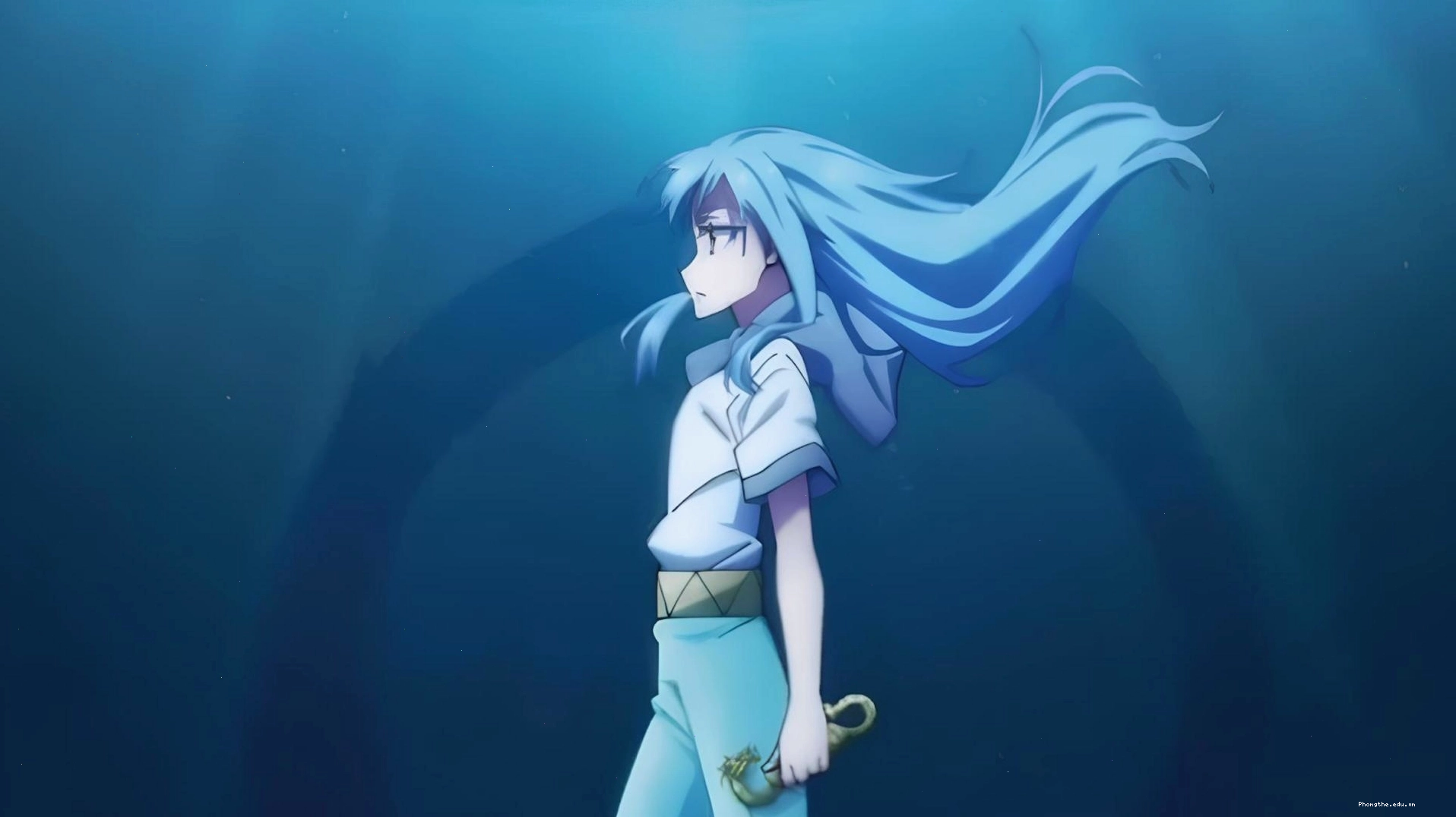 Khám phá bí mật nghìn năm dưới làn nước xanh thẳm của dị giới trong anime isekai