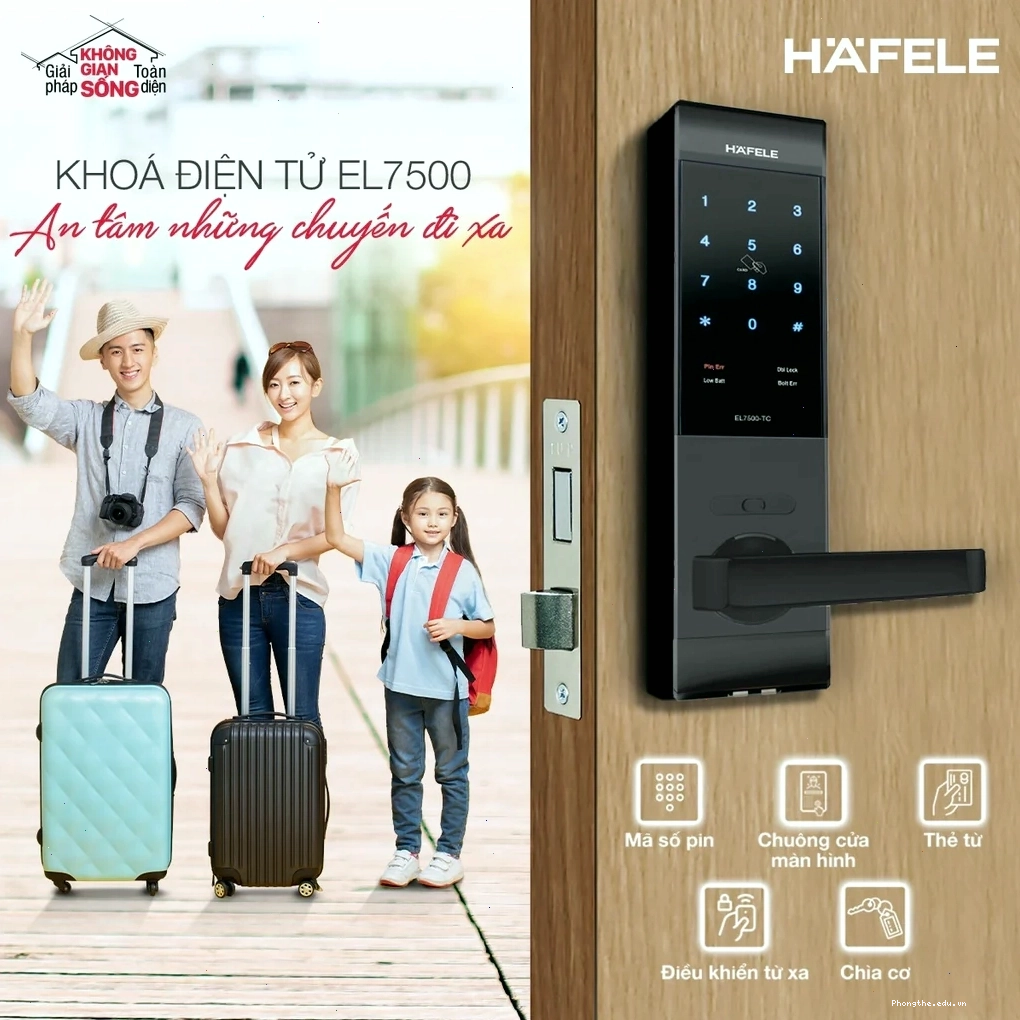 Khóa cửa từ đảm bảo an toàn và bảo mật tuyệt đối