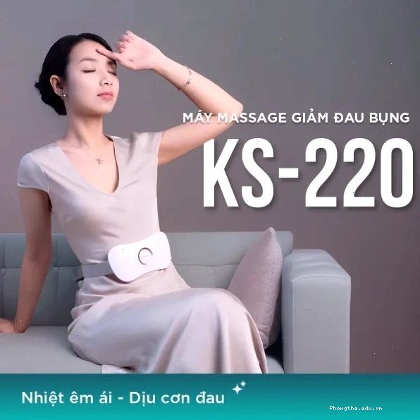 Máy massage Kingtech KS-220 hỗ trợ giảm đau bụng kinh hiệu quả
