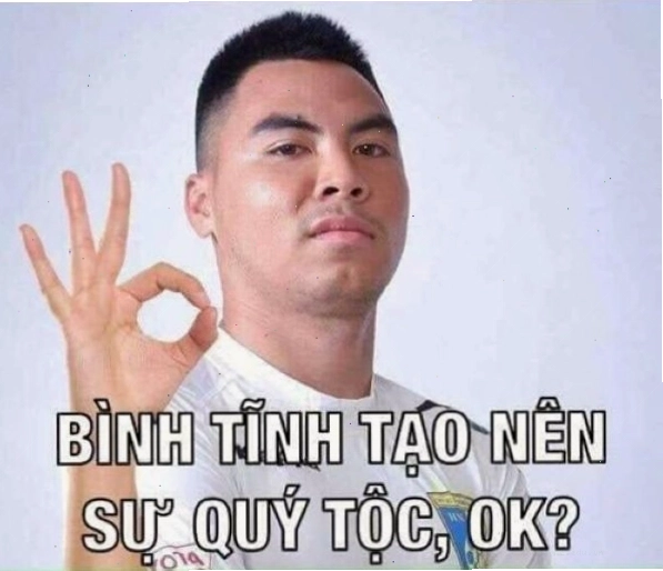 Meme bình tĩnh với biểu cảm khó đỡ
