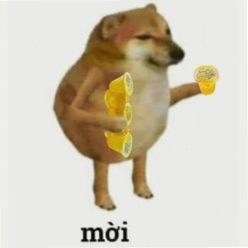 Meme Cheems buồn với biểu cảm đáng thương