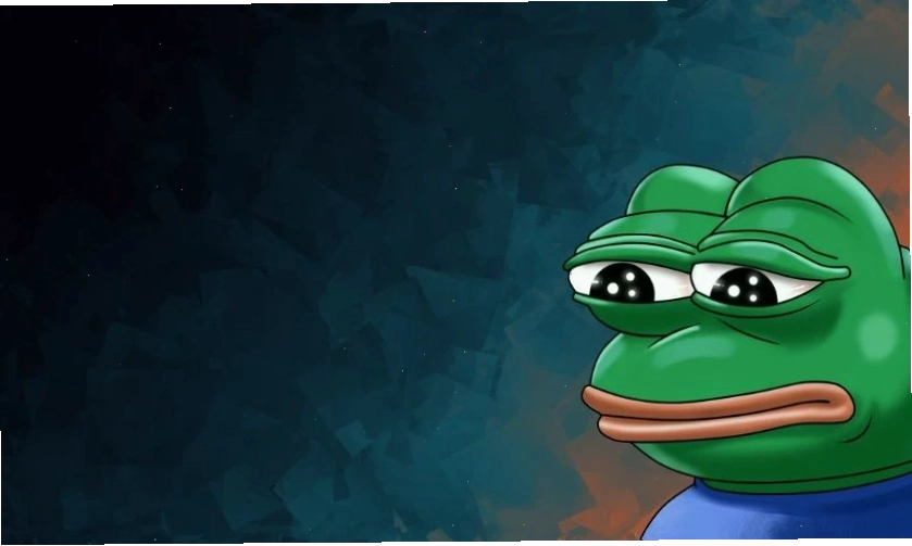 Meme ếch xanh với biểu cảm hài hước