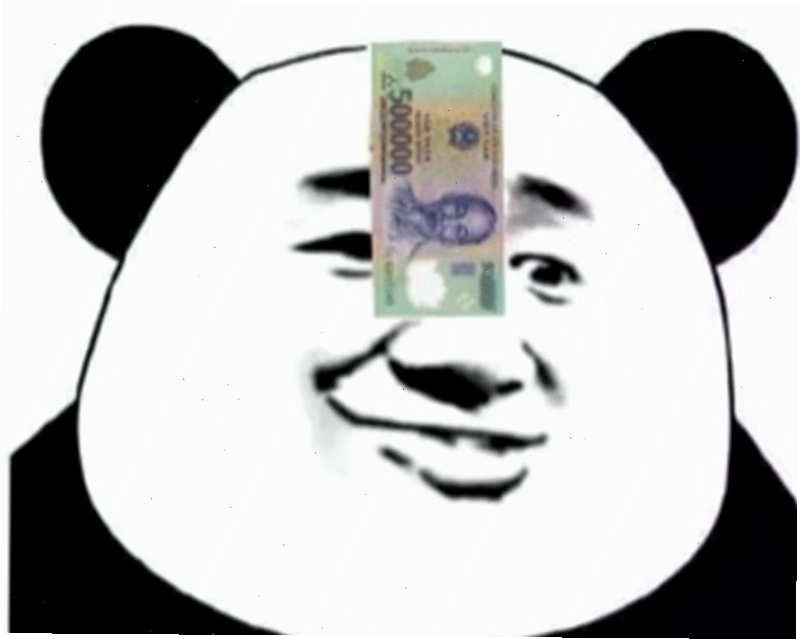 Meme hài hước về tình cảnh cuối tháng không còn tiền