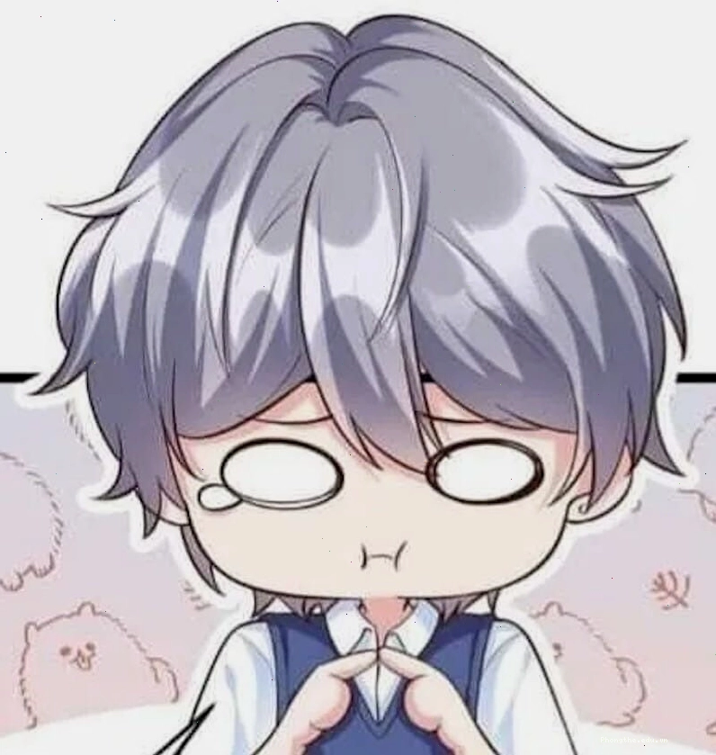 Meme ngầu hình ảnh nhân vật anime đang suy tư