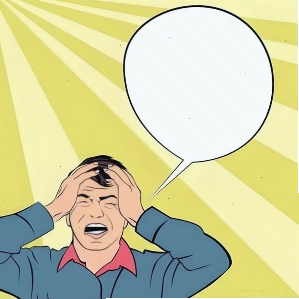 Meme ôm đầu thể hiện sự bất lực hài hước